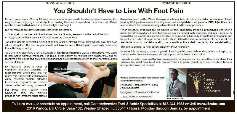 You Shouldn’t Have to Live With Foot Pain