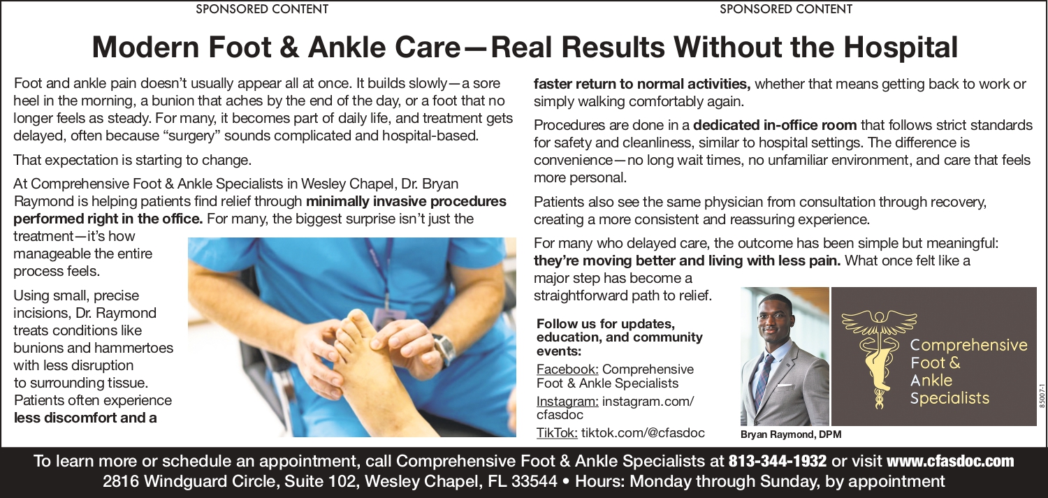 Modern Foot & Ankle Care—Real Results Without the Hospital