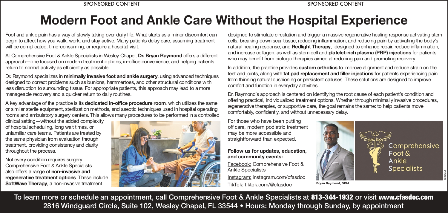 Modern Foot and Ankle Care Without the Hospital Experience